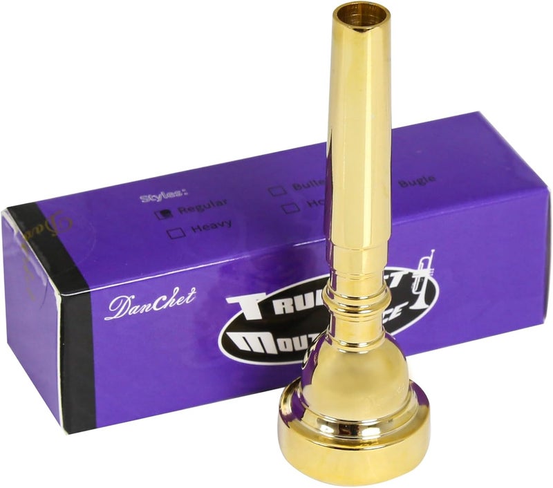 Danchet Gold Plated Metal Trumpet Mouthpiece, 5C Gold - For Beginners and Professionals - Musical Instrument Accessories.… - Image 2